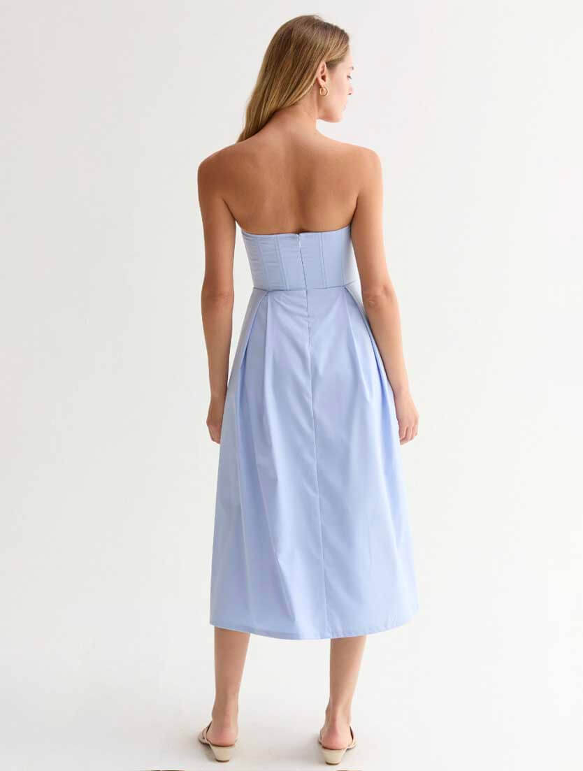 Zae V-Wire Midi Dress
