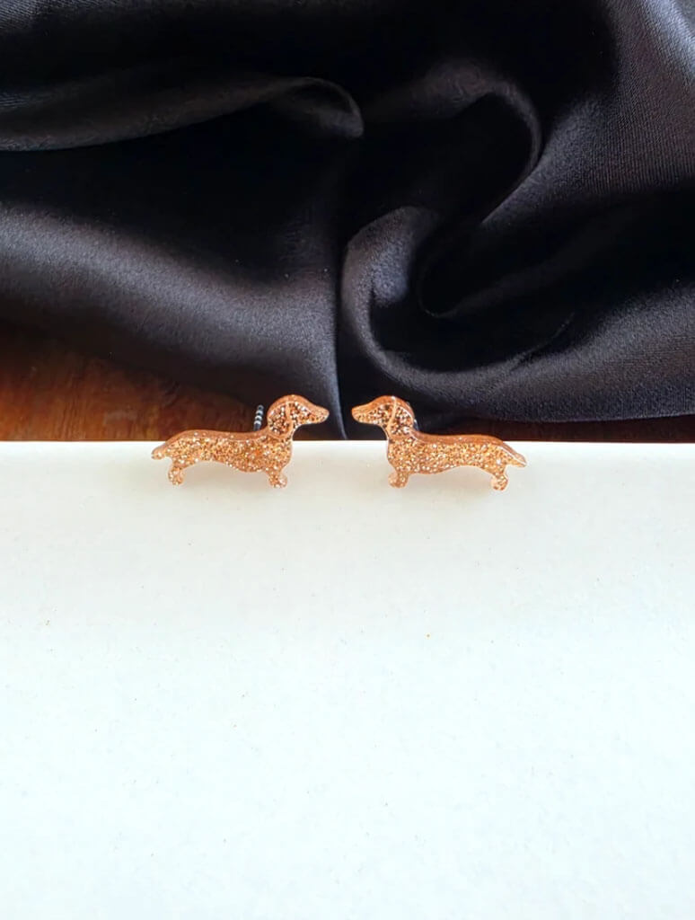 Dainty Dachshund Studs