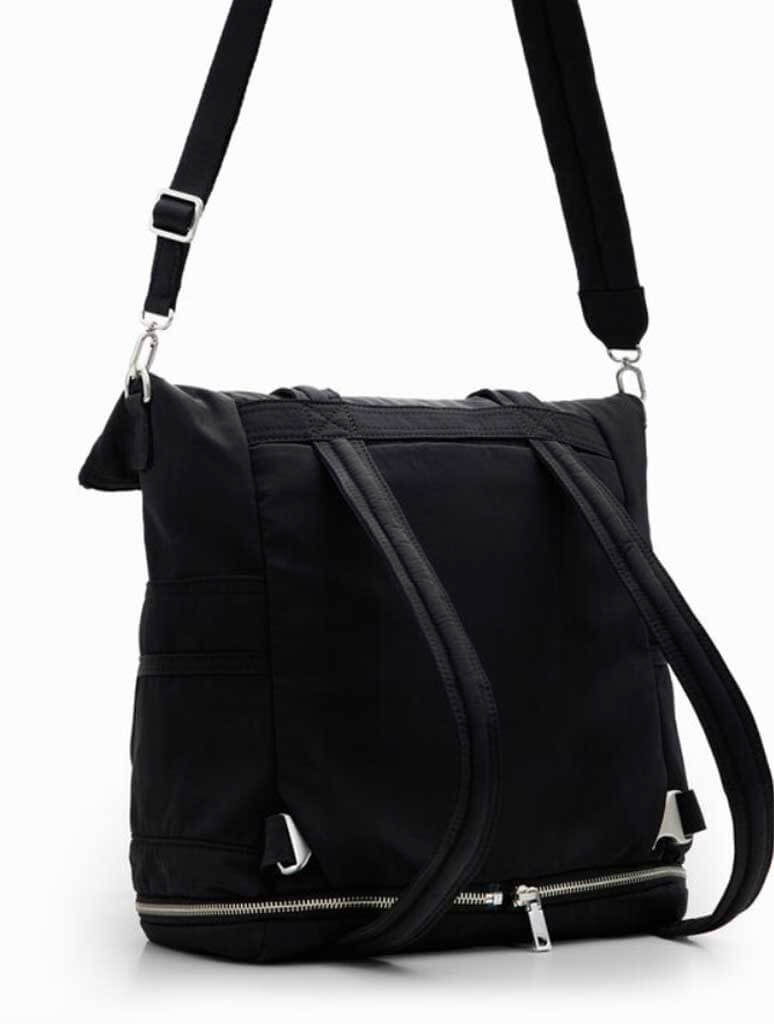 Desigual Multi-Position Backpack in Black