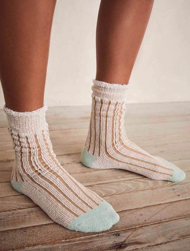 Free People Plush Inside Out Crew Sock