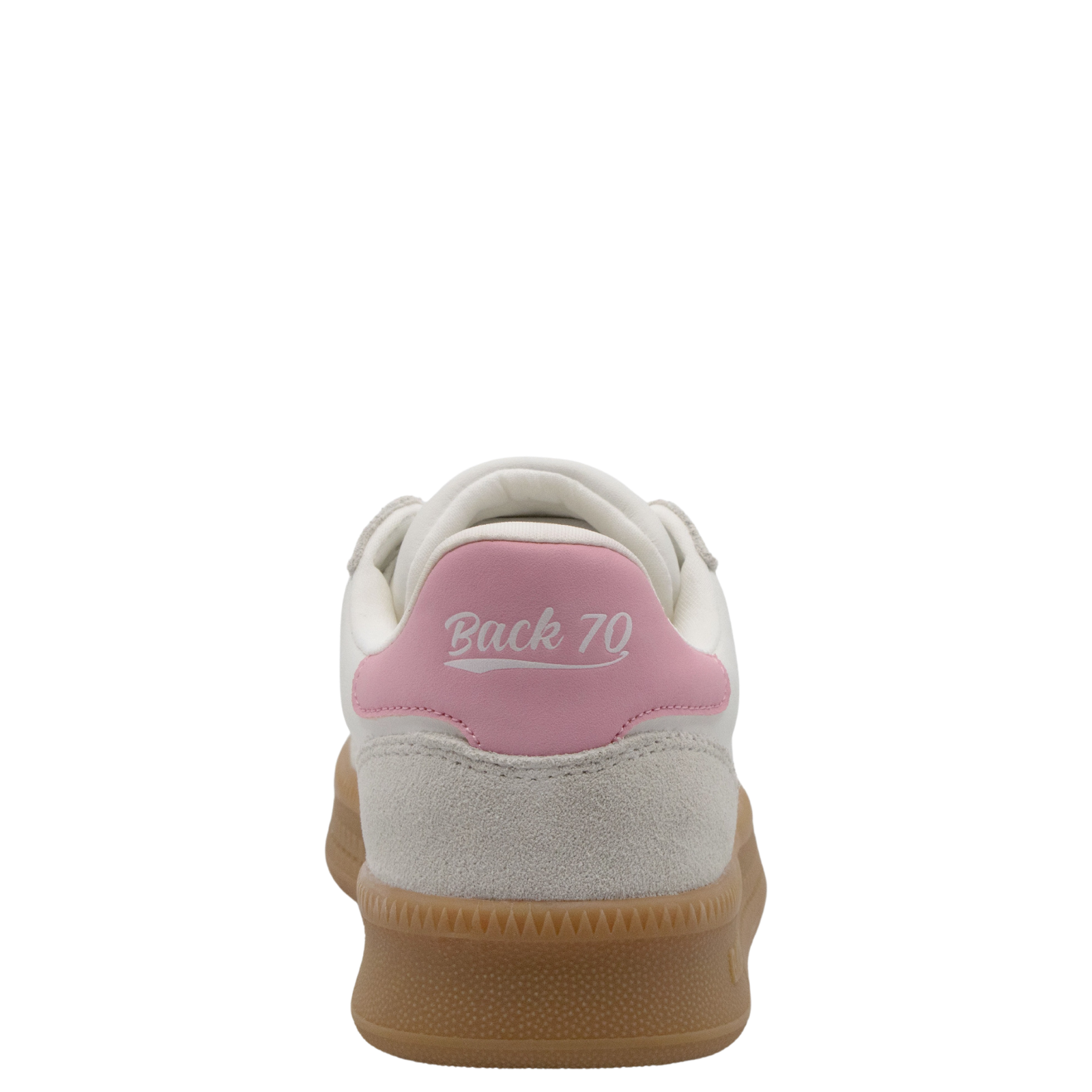 DOUBLE in COW WHITE PINK, back view