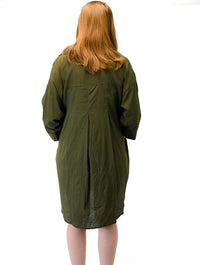 Jiji Plain Dress in Khaki