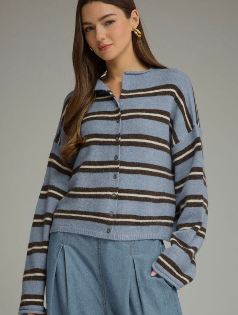 Striped Cardi