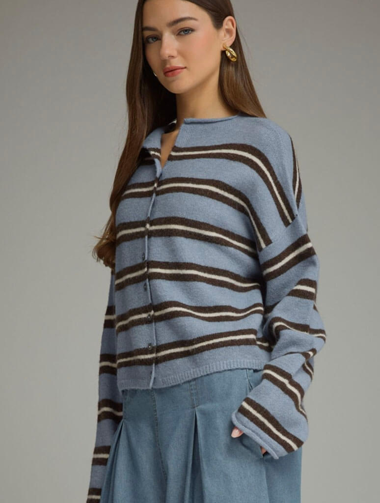 Striped Cardi