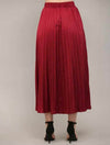 Pleated Midi Skirt