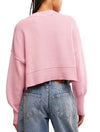 Free People Easy Street Crop Pullover Sweater