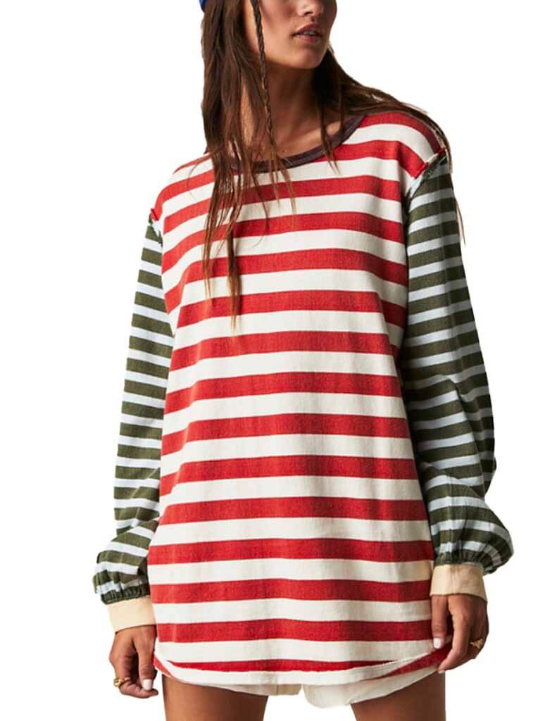 Free People Sawyer Stripe Tee