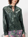 Andrija Metallic Shimmer Blouse