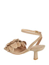 Jeffrey Campbell Honolulu Flower Sandal In Natural Suede