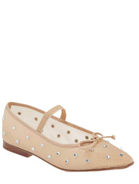 Jeffrey Campbell Releve Embellished Mary Jane in Natural Mesh Clear Combo (Final Sale)