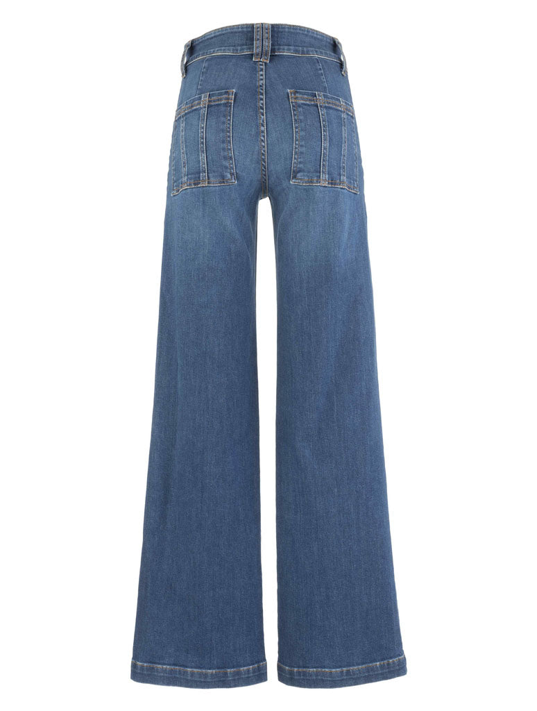 Kut From The Kloth Jodi High Rise Straight Leg Jean With Porkchop Front Pockets