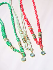 Corded Rope Charm Necklace