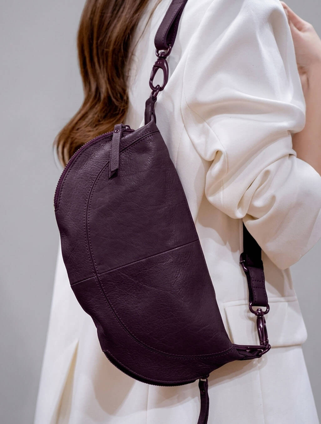 Callie Leather Sling Bag