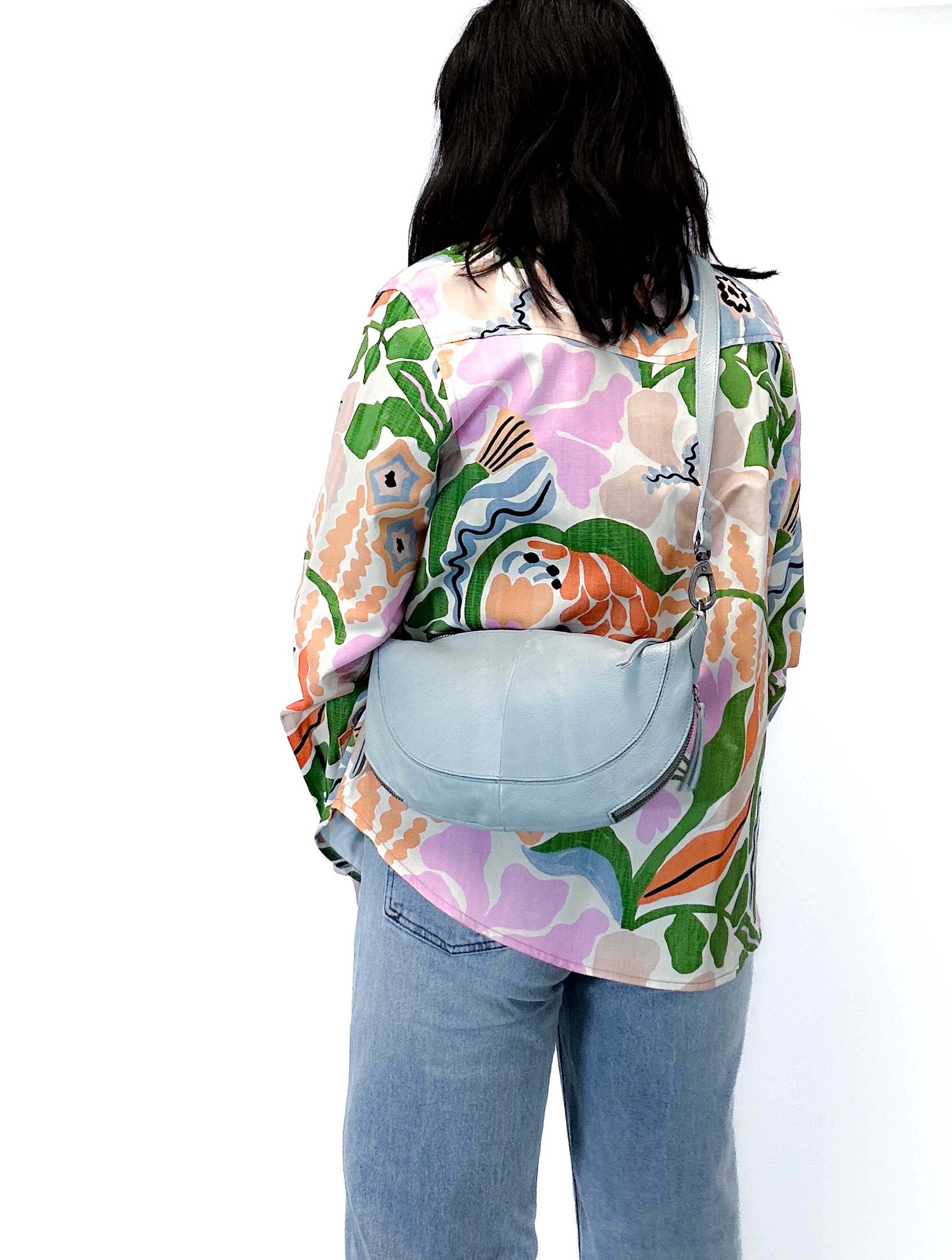 Latico Crosby Fanny Pack in Sky Blue