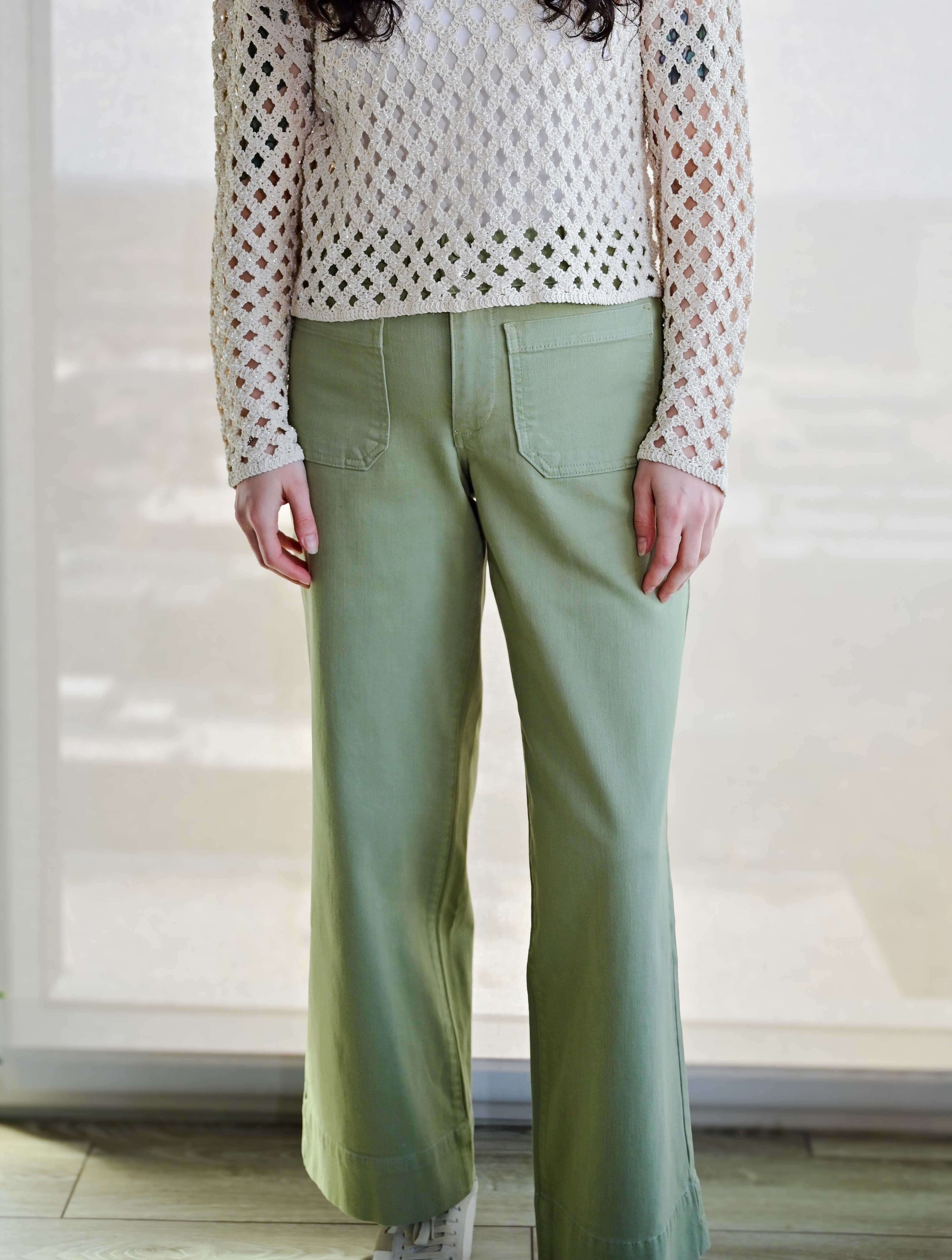 Lola Denim Colette High Rise Wide Leg Jeans