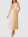 La Creme Maxi Dress in Cream/Sand