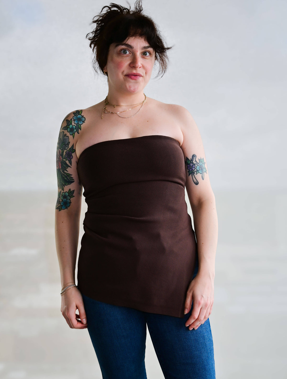 Jeanie Sleeveless Knit Top