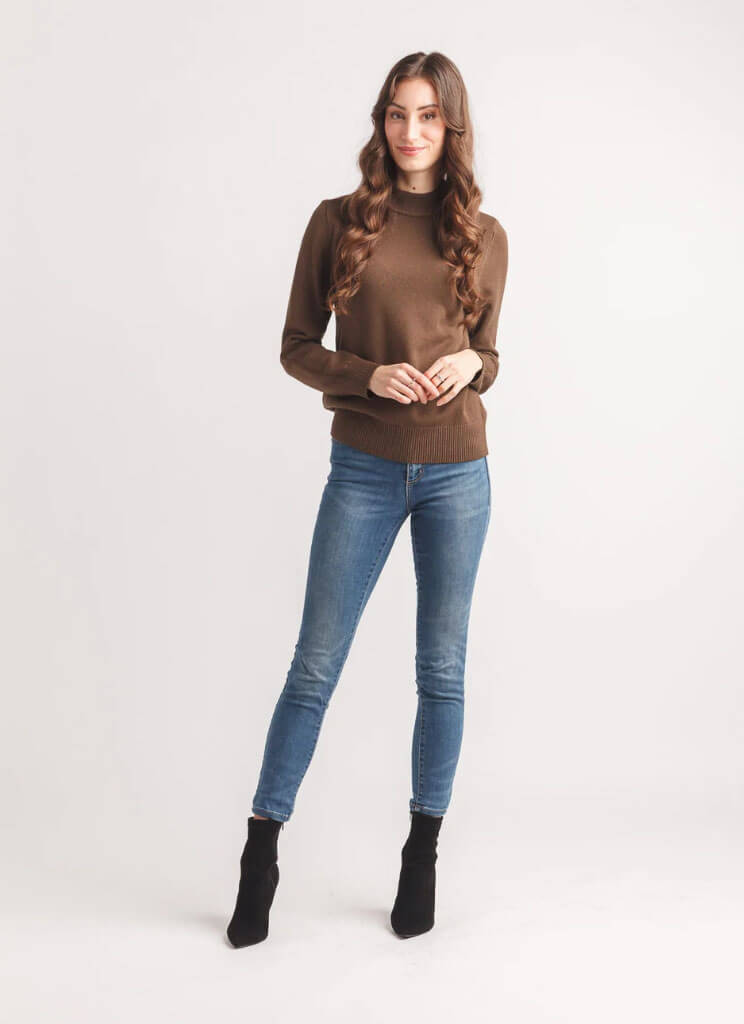 Essential Mock Neck Sweater