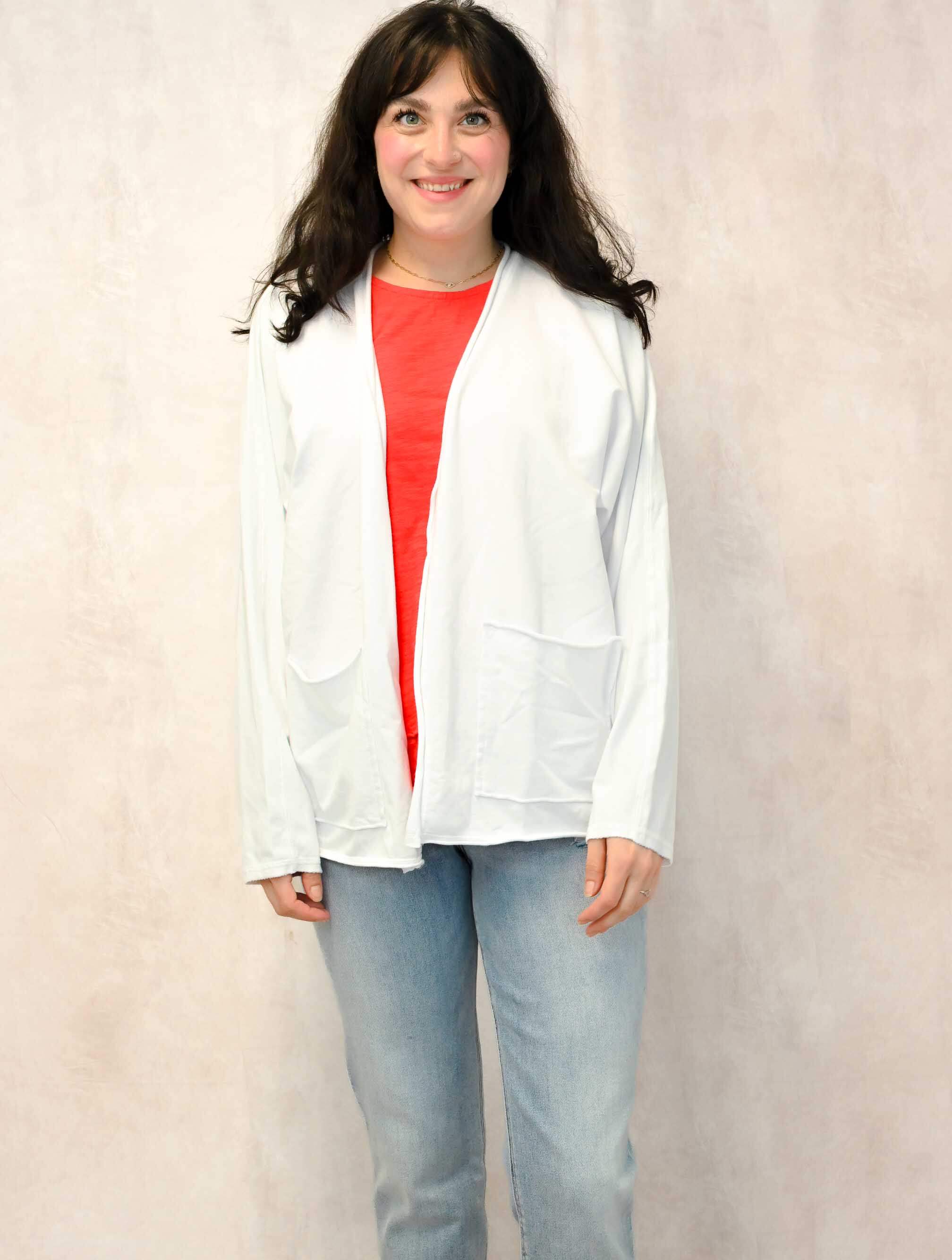 Long Sleeve Open Front Kimono Cardigan