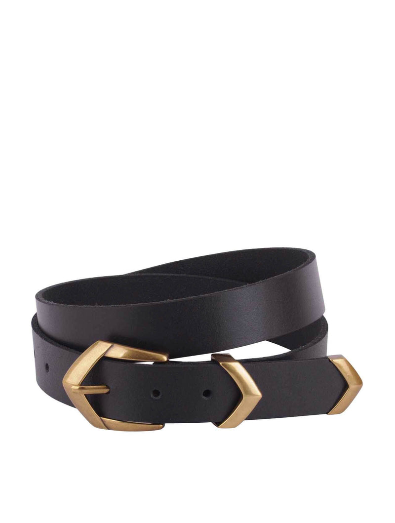 Boho Triangular Buckle Leather Belt