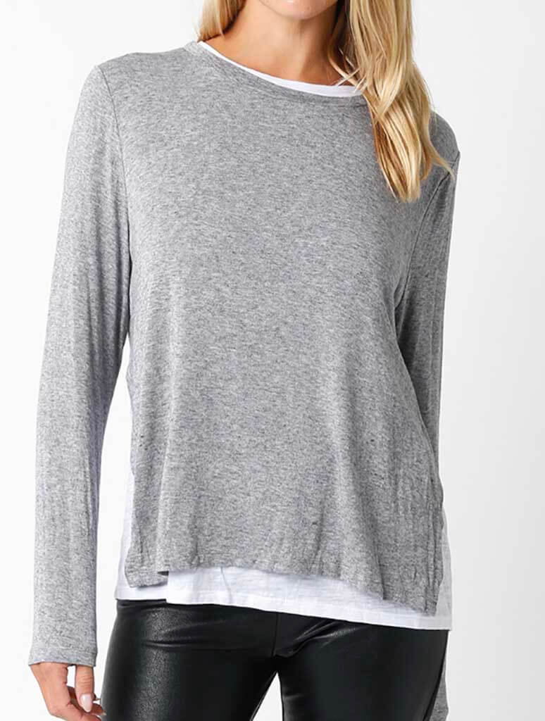 Double Layer Illusion Sweater Top