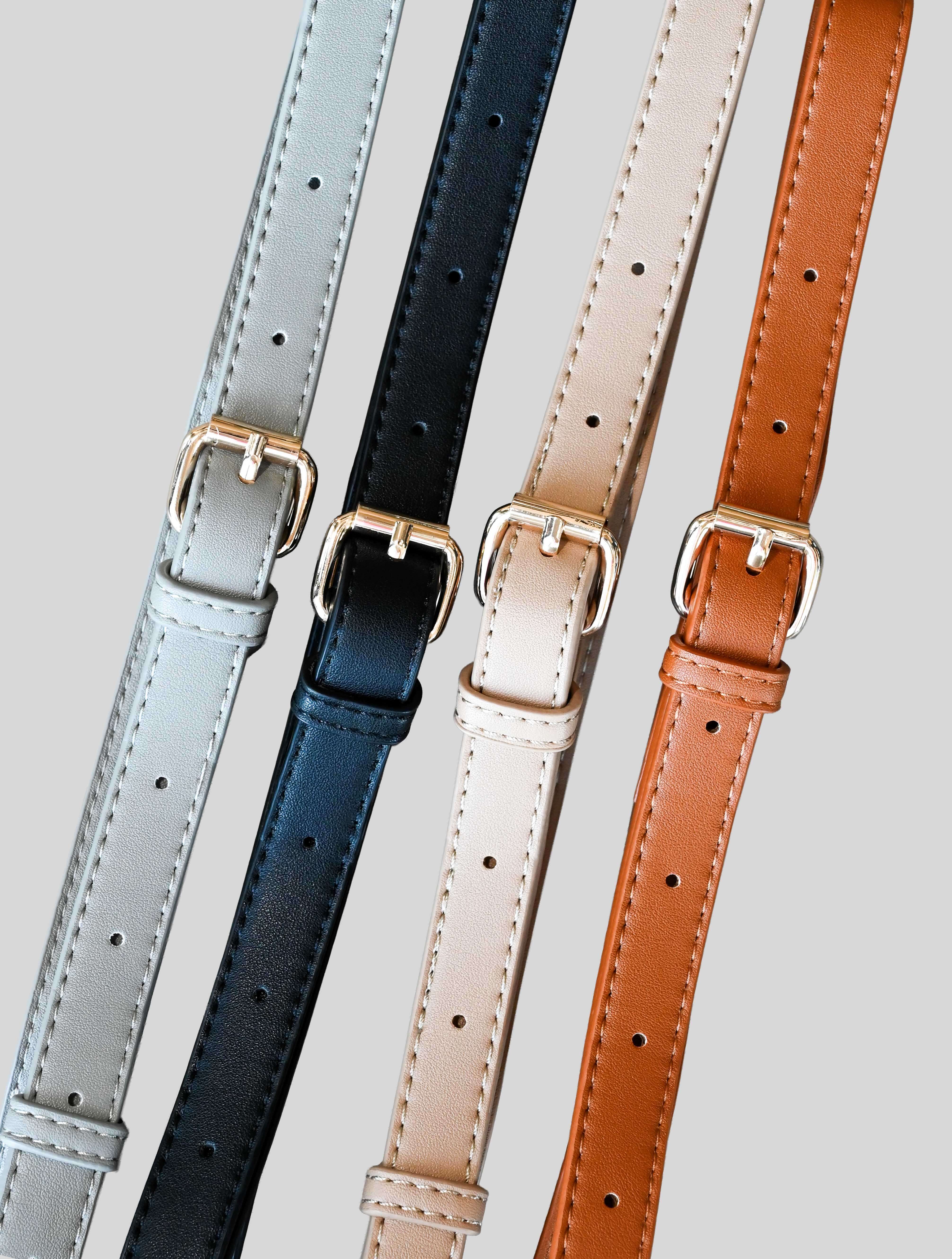 Minimalist Vegan Leather Crossbody Strap