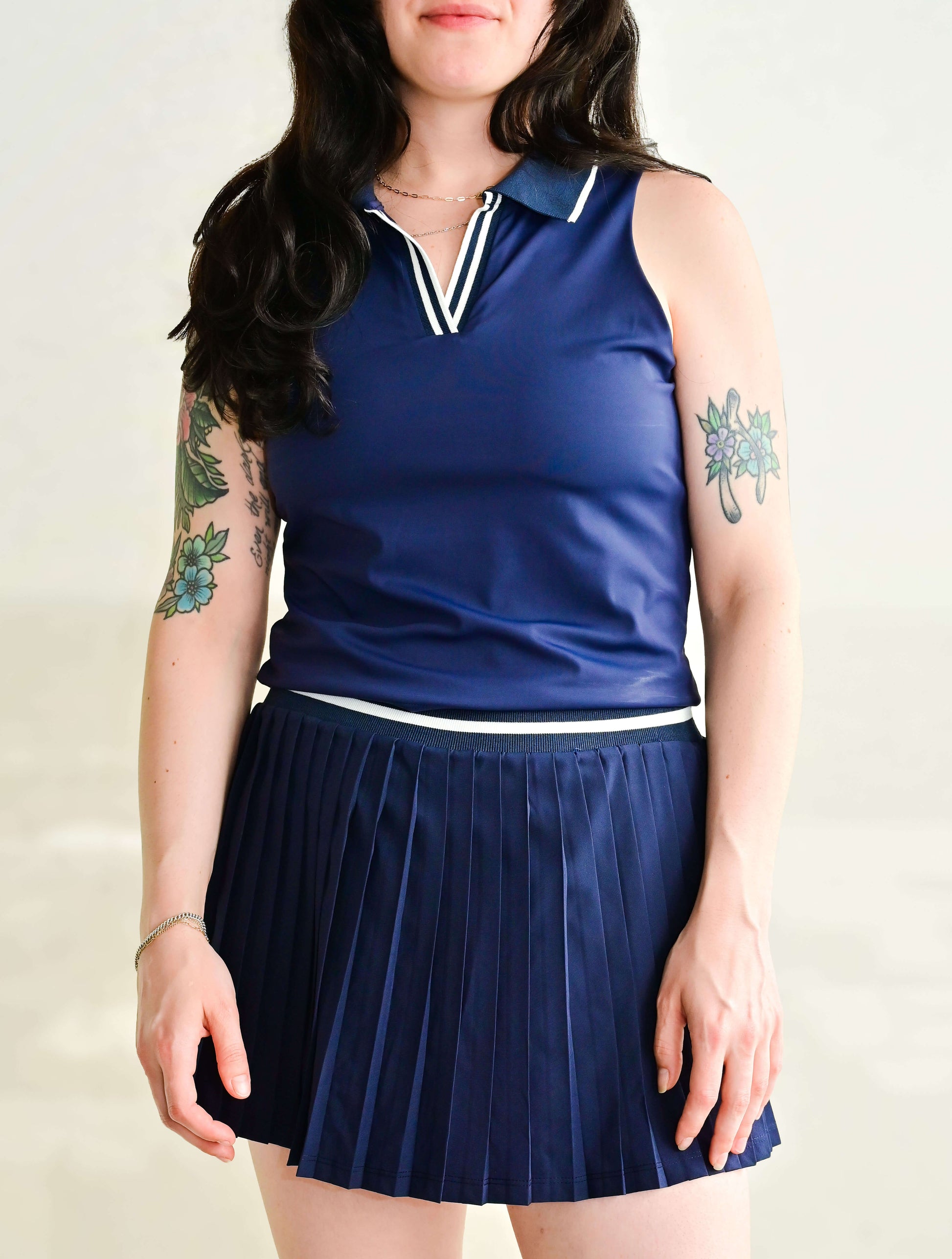 Melodie Second Skin Johnny Collar Top