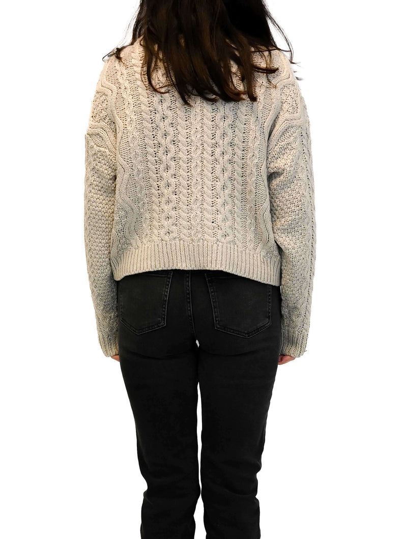 Ulrica Long Sleeve Crewneck Cardigan