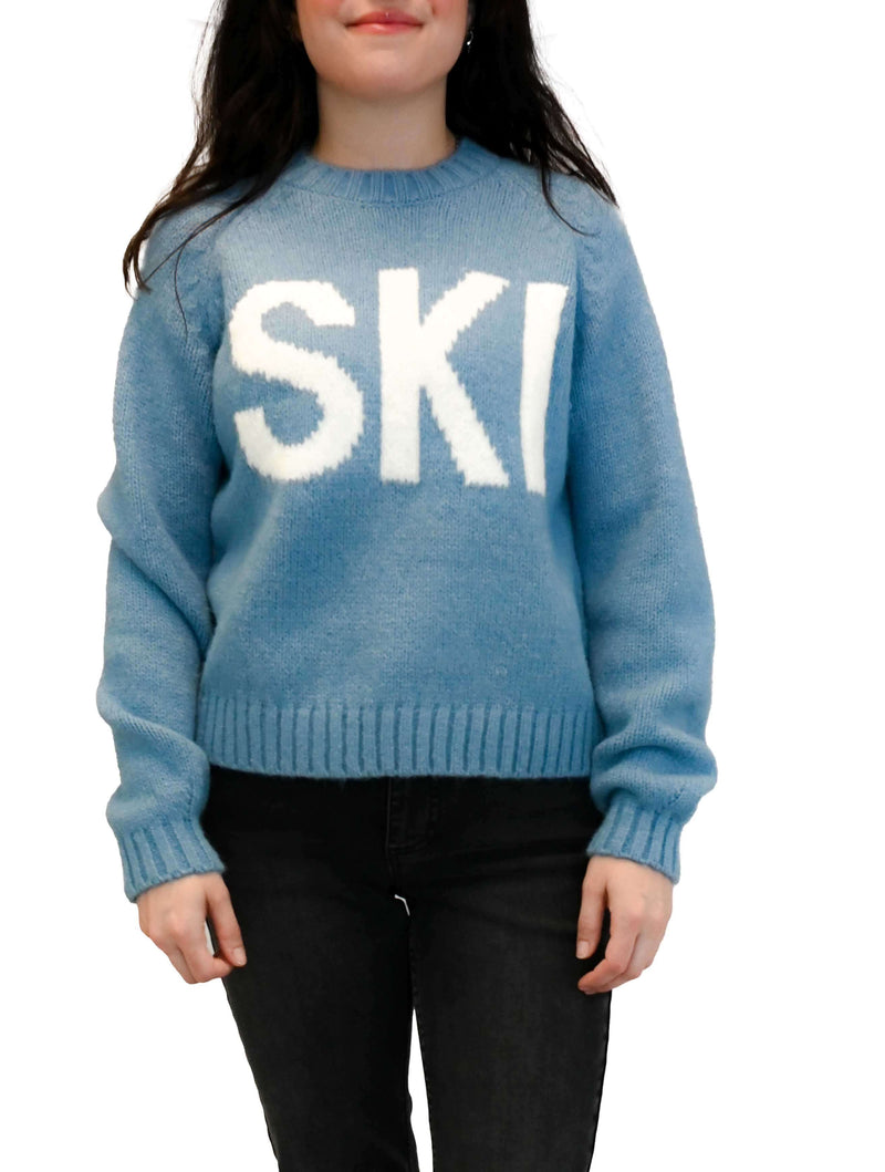 "Ski" Crew Neck Sweater