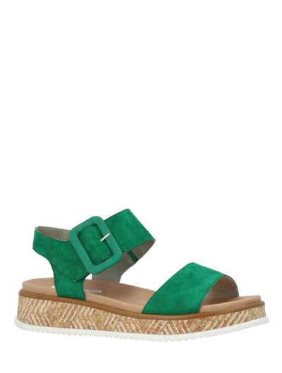 Rieker Meg W0800-52 Sandal in Applegreen