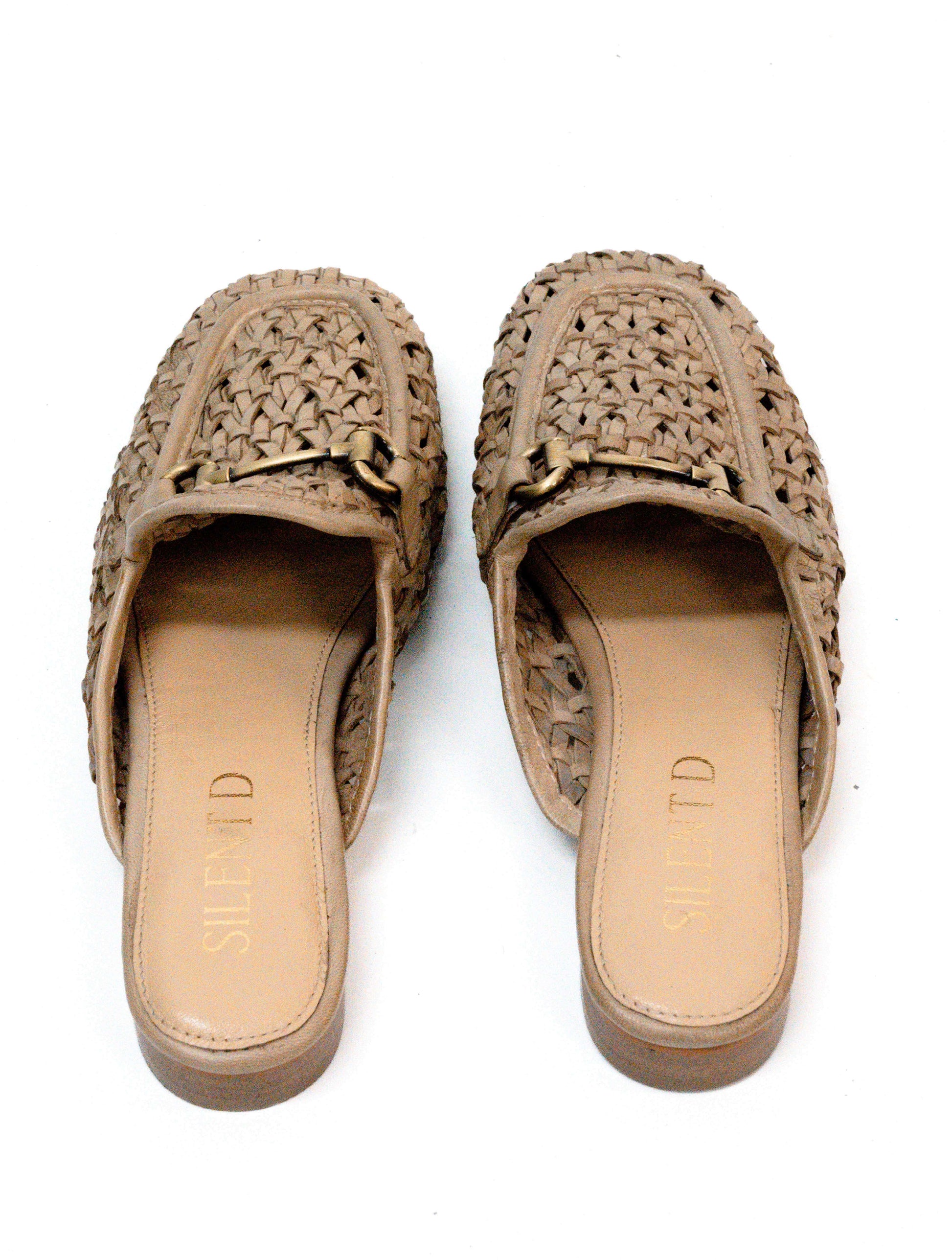 Silent D Cora Hand Woven Leather Mule