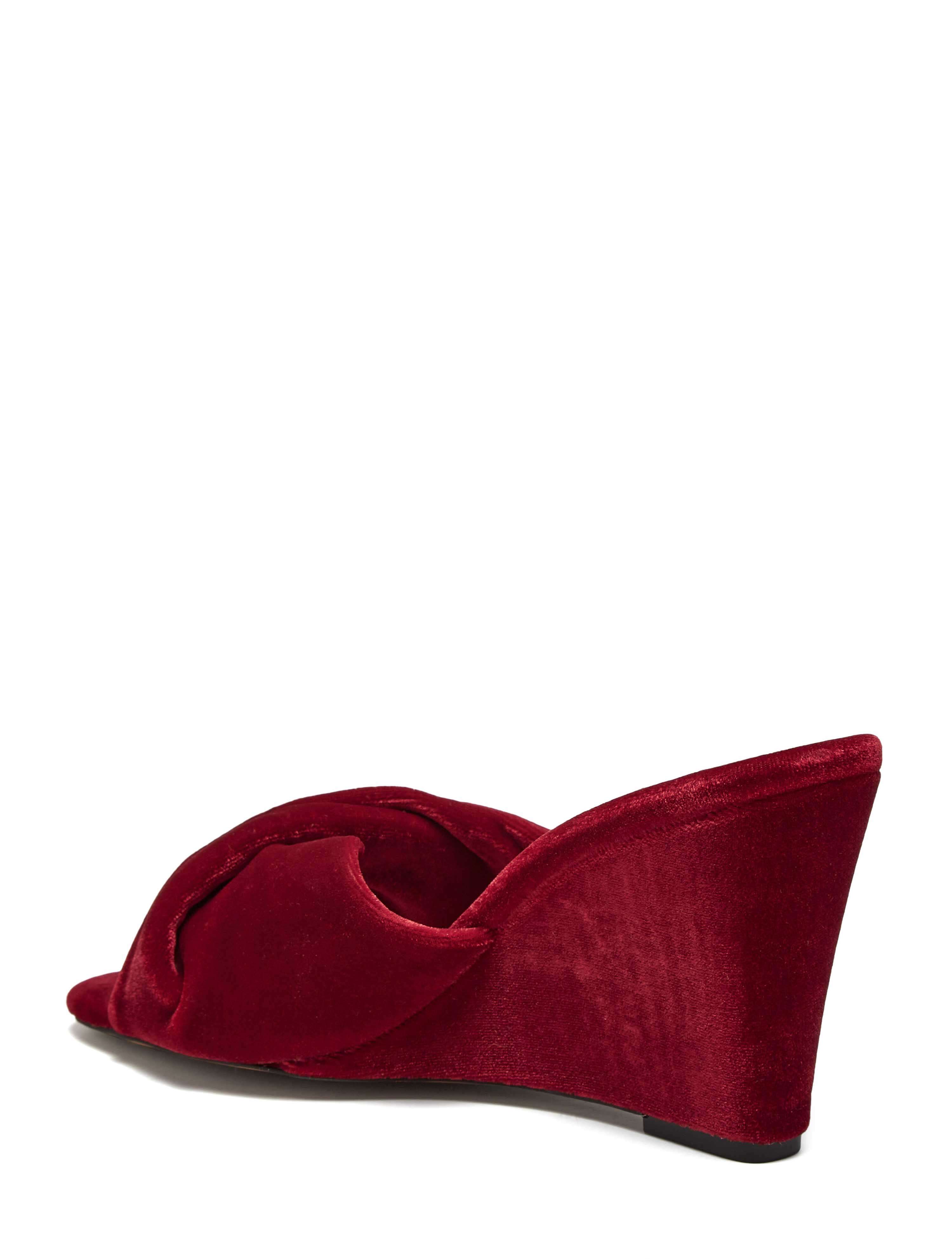 Silent D Katia Velvet Wedge