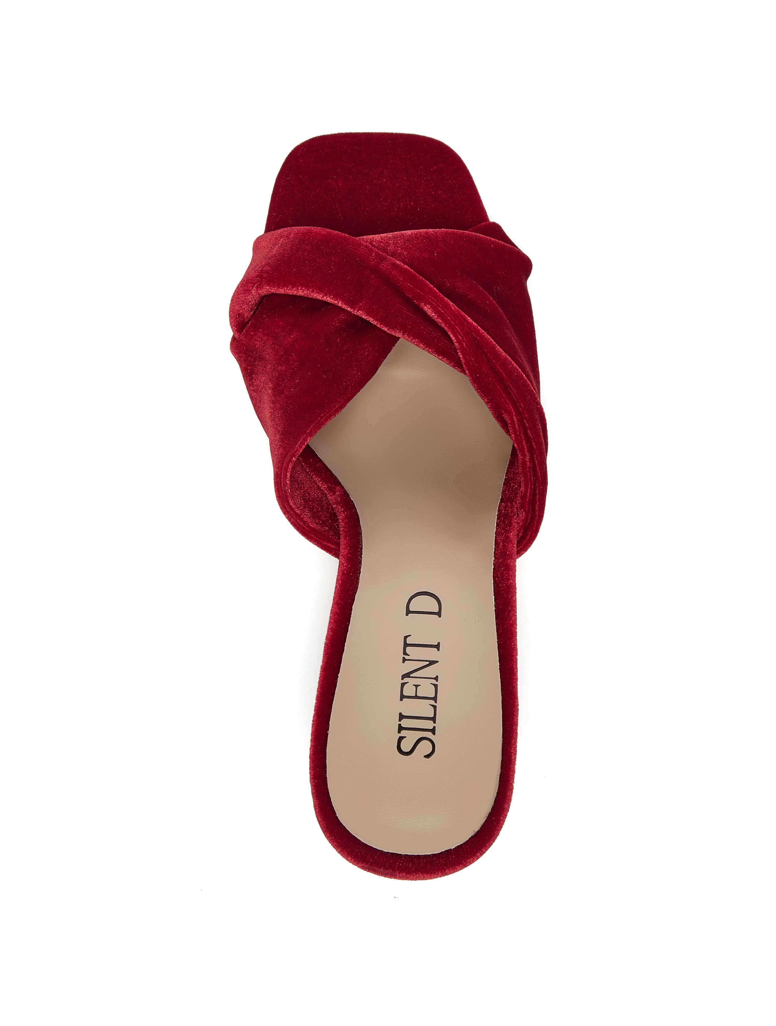 Silent D Katia Velvet Wedge