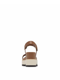 Sorel Joanie IV Y Strap Wedge in Velvet Tan/Blackened Brown