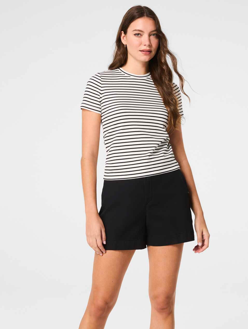 Spanx Stretch Twill Shorts 5"