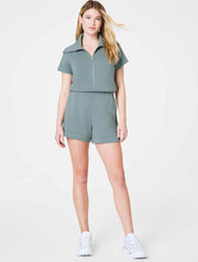 Spanx AE Half Zip Romper