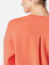 Spanx AirEssentials Crew Sweater in Sunset Peach