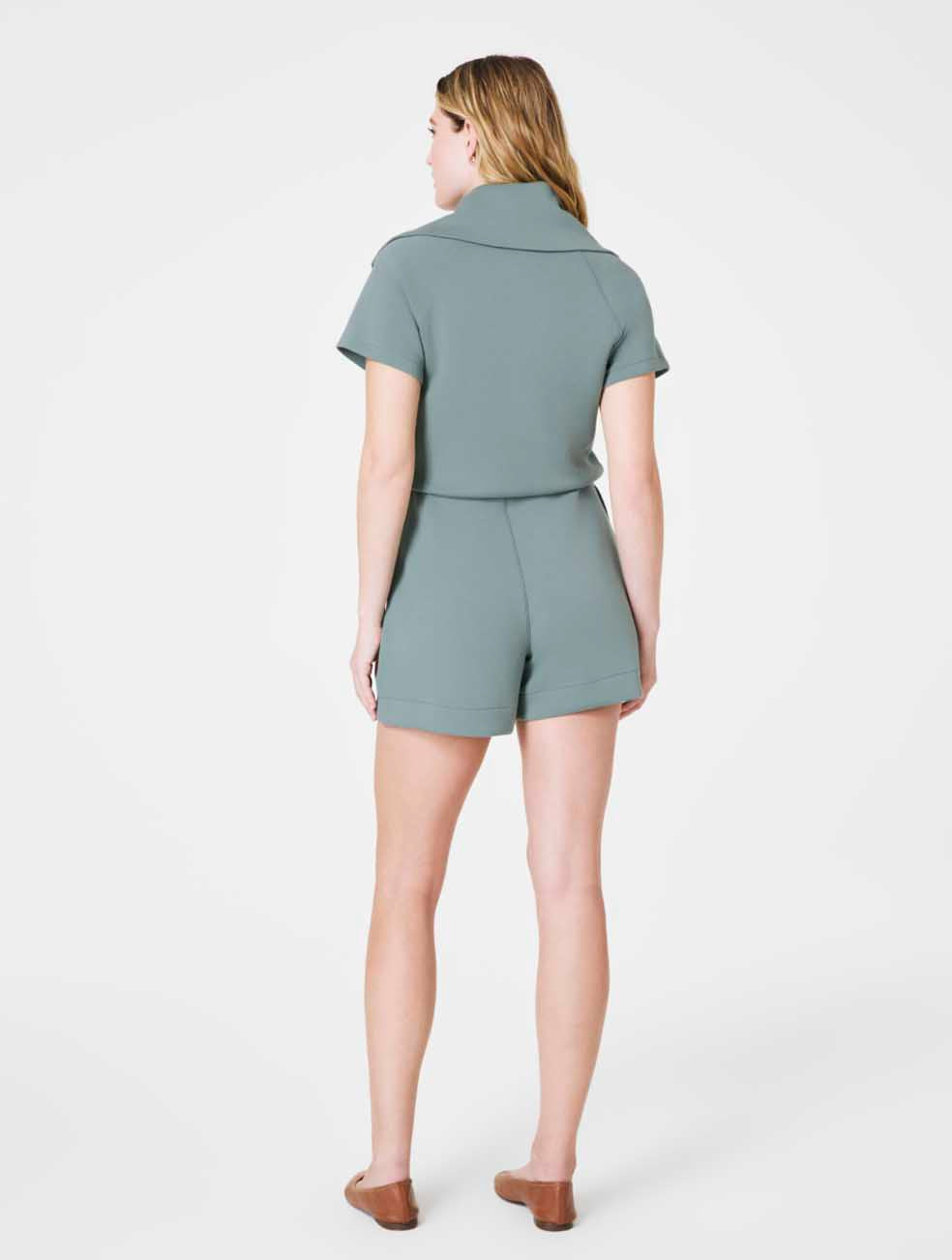 Spanx AE Half Zip Romper