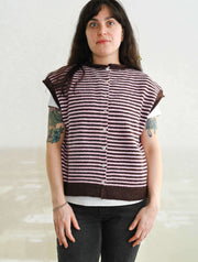 Piper Striped Sweater Vest