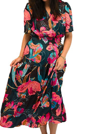 Floral Tiered Maxi Dress