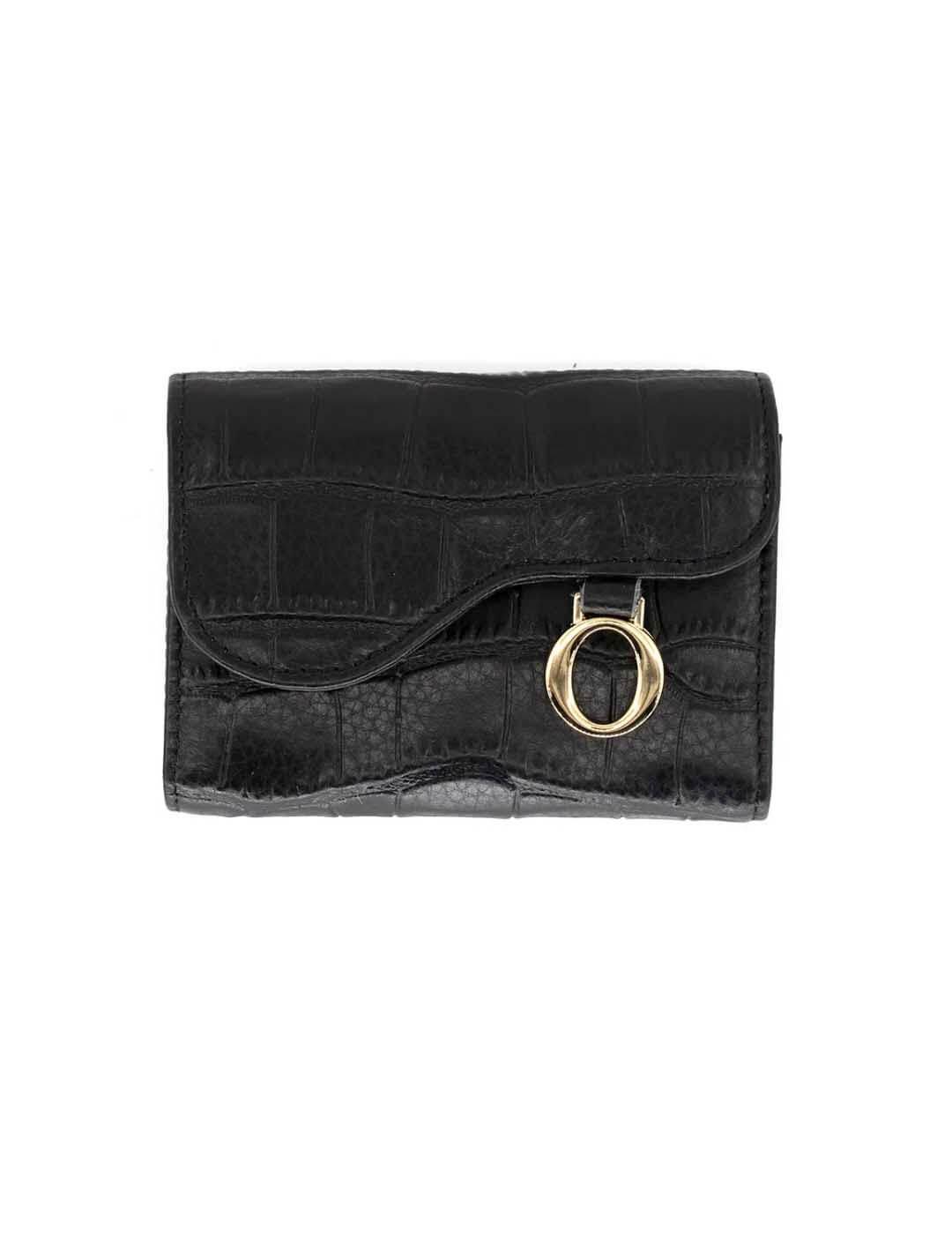 Leather Card Holder in Black