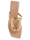 Jeffrey Campbell Linques 2 Flip Flop in Natural/Gold 195832355753