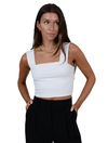 Clare Tank Top in White