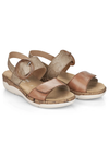 Remonte Jocelyn R6853 Wedge Sandal in Tan Multi