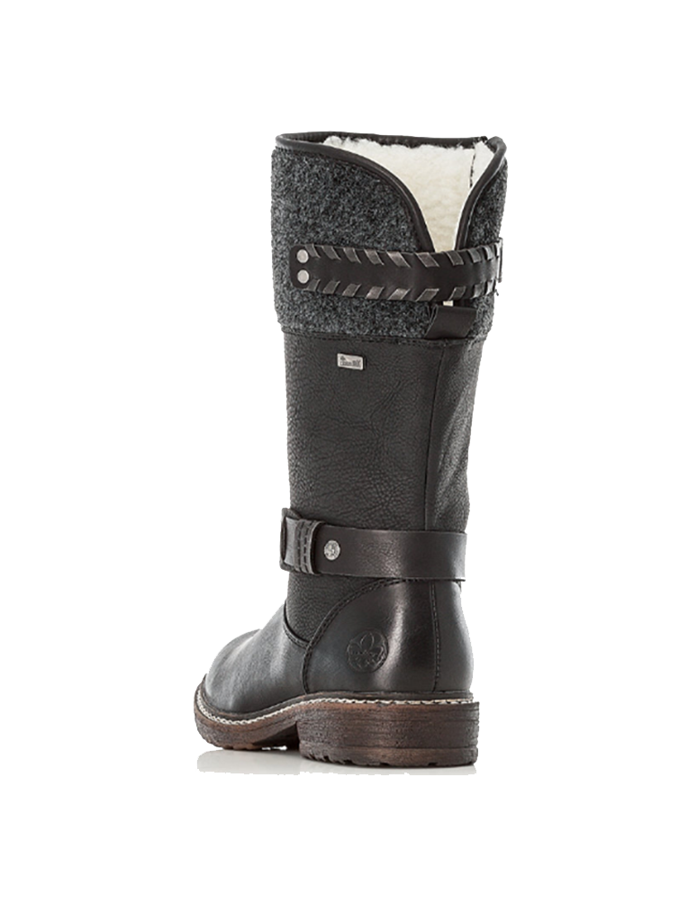 Rieker Mid-Calf Boot in Black