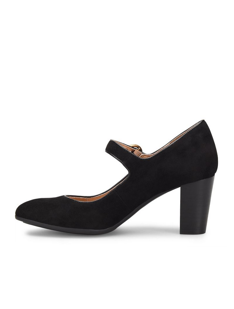 Sofft Petra Mary Jane in Black Suede