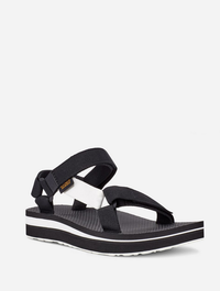 Teva Midform Universal Sandal in Black/Bright White