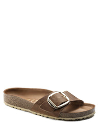 Birkenstock Madrid Big Buckle Sandal in Cognac