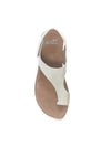 Dansko Reece Sandal in Linen Milled Burnished