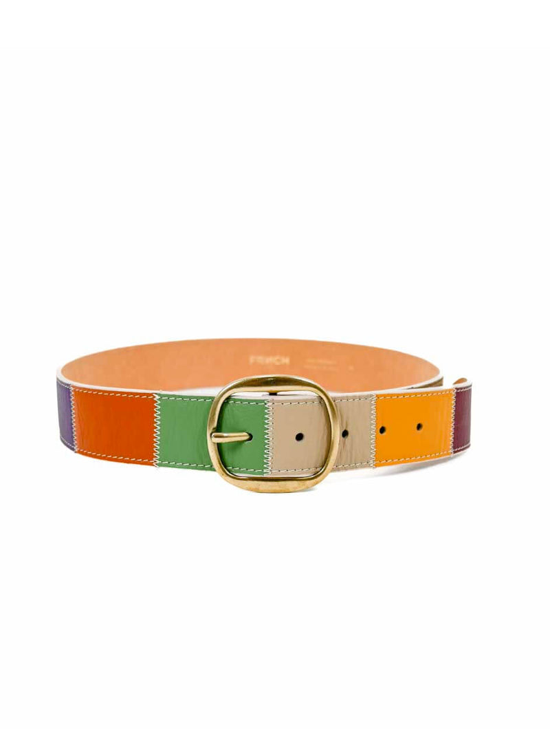 Jill Leather Belt in Multi